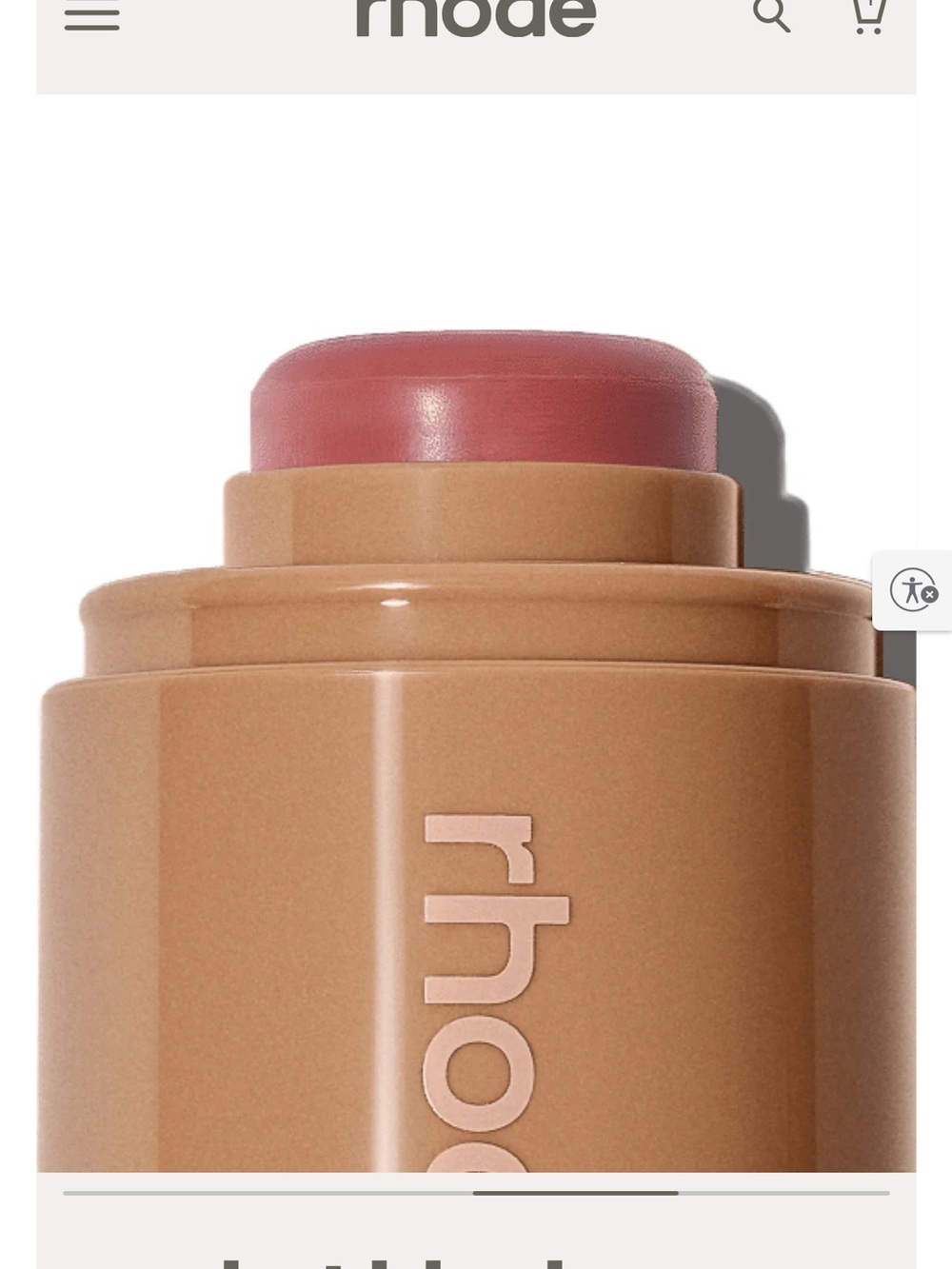 Rhode pocket blush tan line - Picture 2 of 3